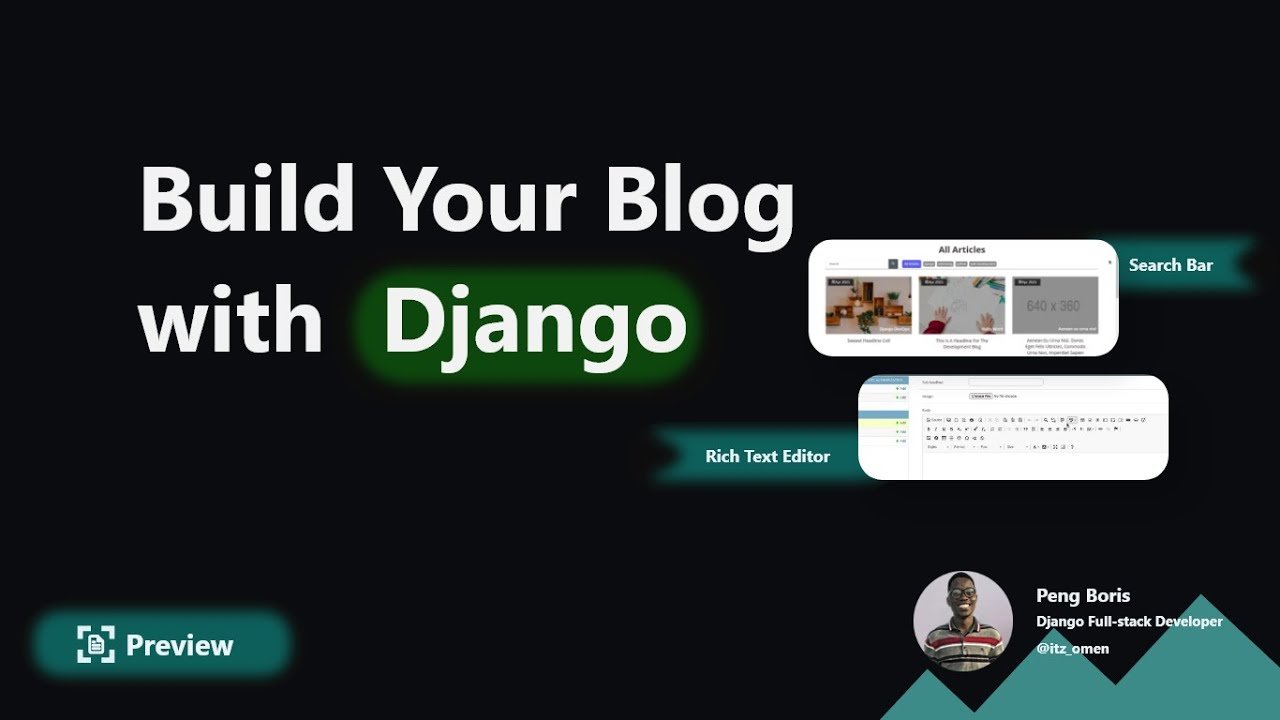 Build A Blog With Django